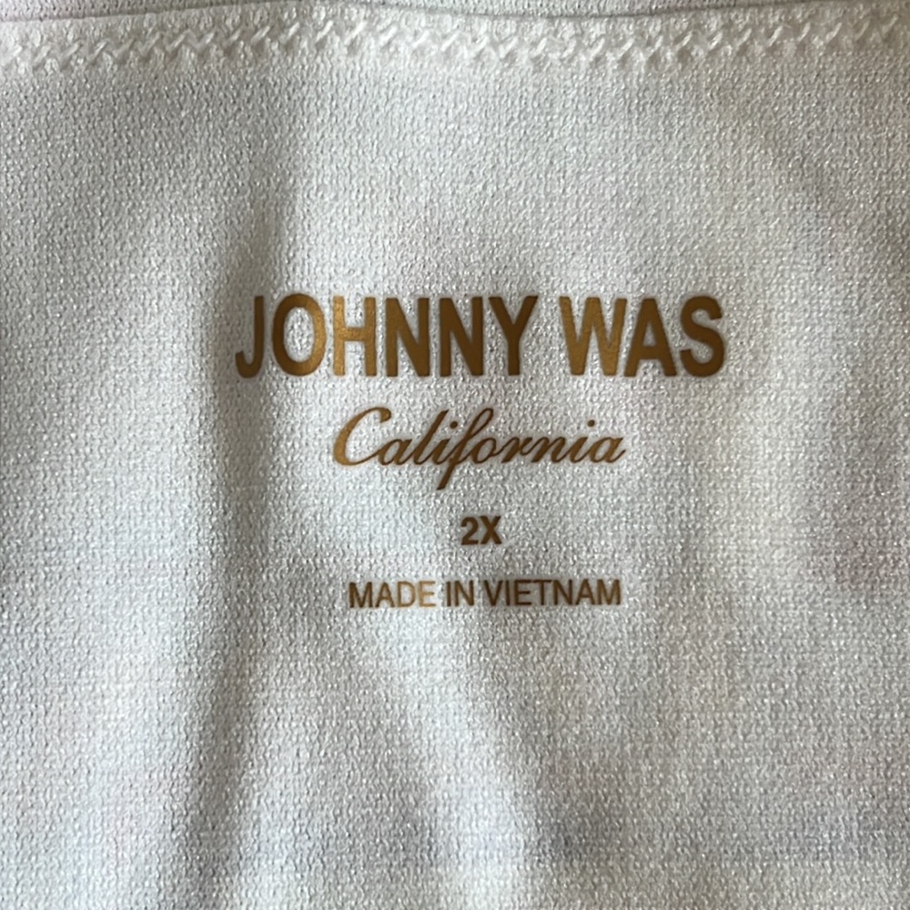 NWT- Johnny Was Women Fleur Braided Wrap One Piece Bathing Suit- Size 2X - Picture 14 of 15